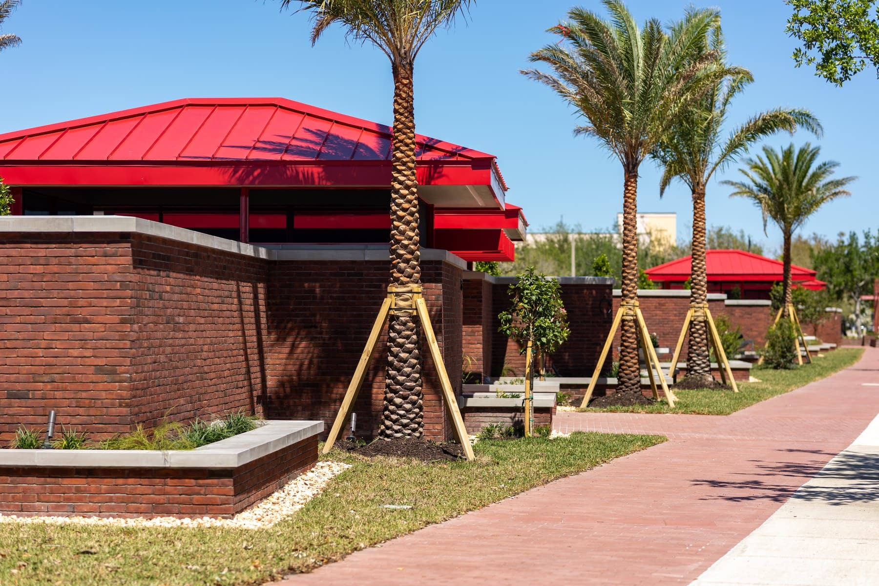 Rosary Wall aerial view