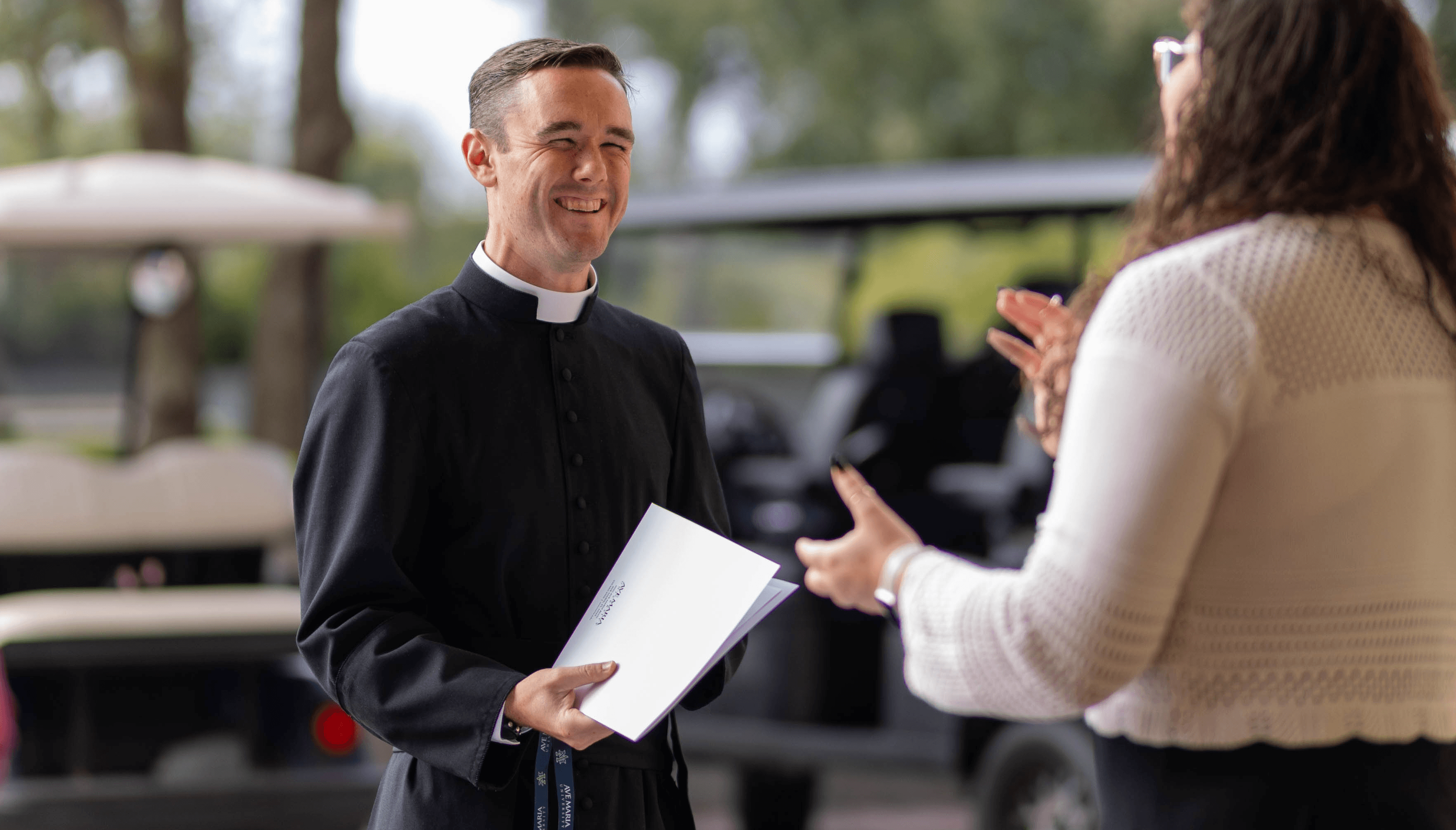 Ave Maria University seminarians and religious